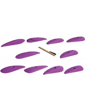 Volx - Long Crimps 1, Serie Power 1 PU Rot RAL 3000