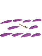 Volx - Long Crimps 1, Serie Power 1 PU Violet RAL 4008